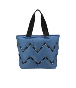 Zig-Zag Puffy Tote