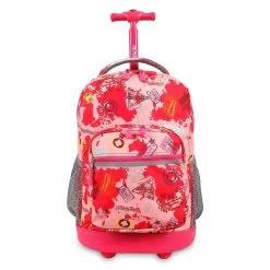 J World 18" Sunrise Rolling Backpack
