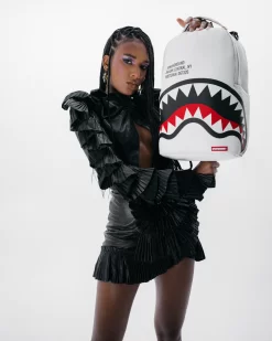 Sprayground Shark Central 2.0 White DLXV Backpack -Stylish backpack Shop 7cc935 88c961037e6d4ccaa317cb7bb8b4e155mv2