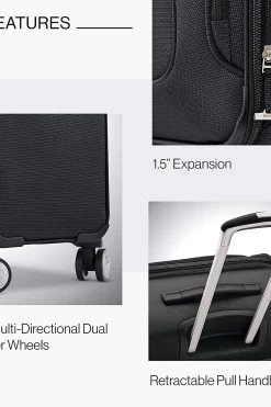 Samsonite Solyte DLX Carry On Expandable Spinner 23 Samsonite Solyte DLX Carry On Expandable Spinner -Stylish backpack Shop 7cc935 9e79c77d09244a0882d39d3b40d2cf05mv2