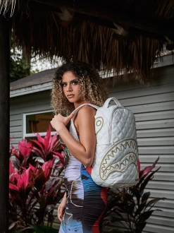 Sprayground Riviera White Gold DLX Backpack -Stylish backpack Shop 7cc935 ce92d7322f1f424496558e347d3be2a1mv2